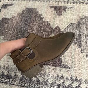 Clarks Brown Ankle Boots